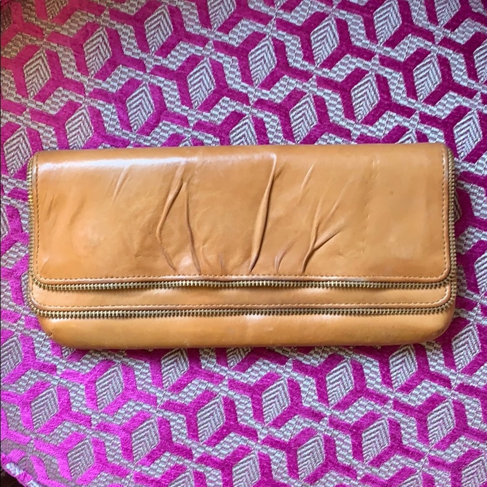 Lauren Merkin buttery leather clutch